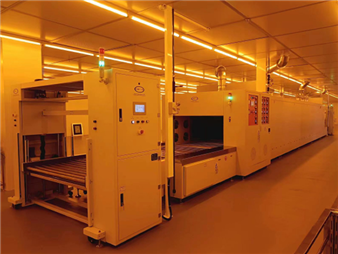 Precision hot air resin plug hole frame tunnel furnace